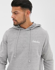 Серый худи без застежки с логотипом Jack & Jones Originals - Серый