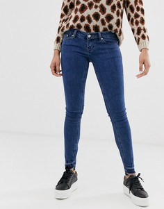 Укороченные джинсы скинни с заниженной талией Only Wonder - Синий