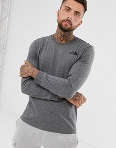 Серый лонгслив The North Face Simple Dome - Серый