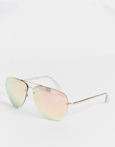 Золотистые/розовые солнцезащитные очки Quay Australia - Мульти