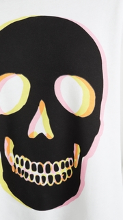 Wildfox Glow Skull Roadtrip Sweatshirt