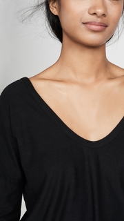 James Perse Double V Boxy Top