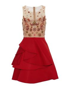 Короткое платье Marchesa Notte