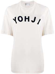 Y-3 футболка с принтом Yohji