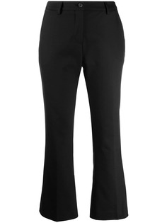 Pt01 flared cropped trousers