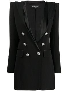 Balmain платье-блейзер с капюшоном