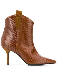 Marc Ellis textured ankle boots