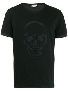 Alexander McQueen декорированная футболка