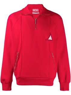 Diesel Red Tag джемпер с косым воротником