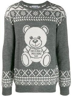 Moschino трикотажная толстовка Teddy