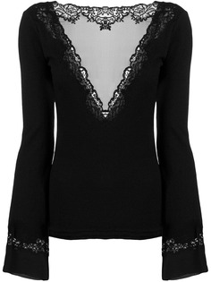 Ermanno Scervino джемпер с кружевными вставками