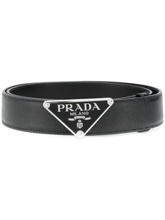 Prada ремень с пряжкой в виде логотипа