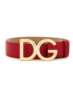 Dolce & Gabbana ремень с логотипом DG на пряжке