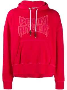 Palm Angels logo print hoodie