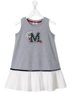 Monnalisa sleeveless hoodie dress