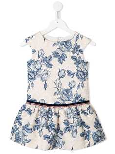 Monnalisa brocato rose dress