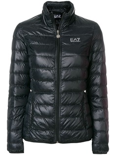 Ea7 Emporio Armani пуховик с логотипом