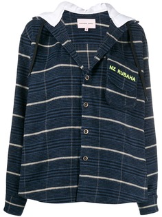 Natasha Zinko stripe hoodie shirt