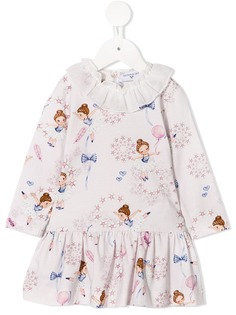 Monnalisa ballerina print dress