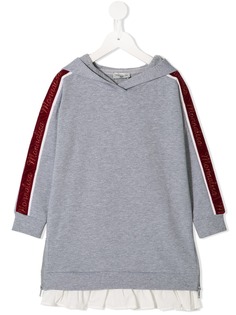 Monnalisa side logo hoodie