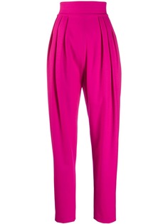Attico high-waisted tapered trousers