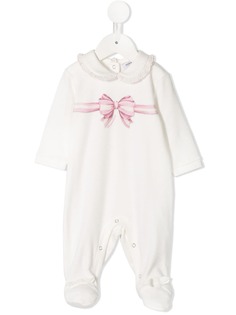 Monnalisa printed bow romper