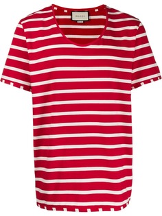 Gucci striped scoop-neck T-shirt