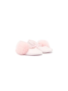 Monnalisa pompom ballerinas