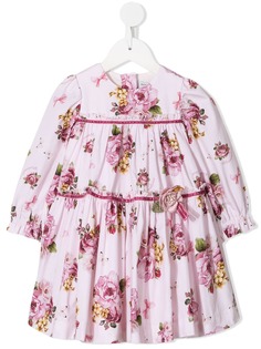 Monnalisa gathered floral dress