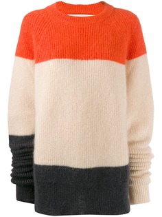 Jil Sander oversized colour-block jumper
