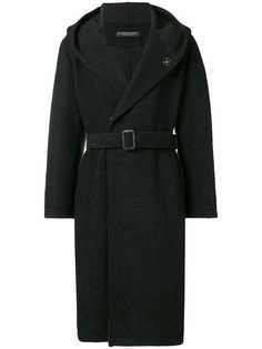 Yohji Yamamoto belted midi coat