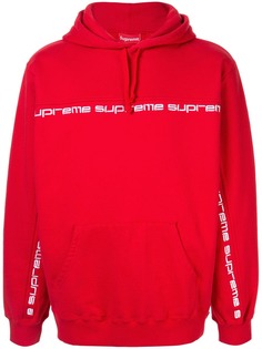 Supreme толстовка с капюшоном и логотипом