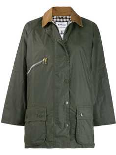 Barbour пальто с контрастным воротником