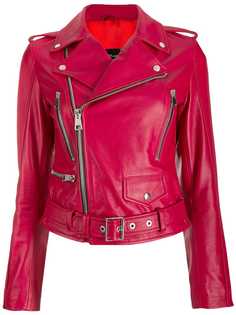 Manokhi leather biker jacket