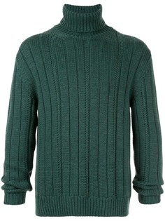 Dondup ribbed knit roll neck jumper