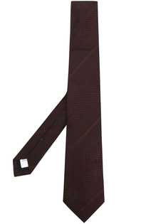Burberry striped pointed tip tie
