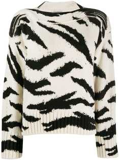 Philosophy Di Lorenzo Serafini animal pattern wool sweater