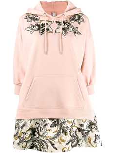 Antonio Marras flared trim hoodie