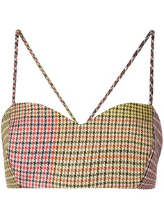 Rosie Assoulin patchwork bralet