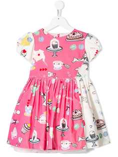 Simonetta flared printed dress