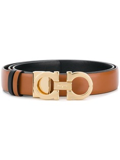 Salvatore Ferragamo двухсторонний ремень Gancini
