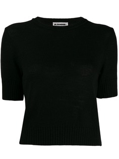 Jil Sander knitted short-sleeve top