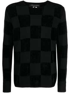 Comme Des Garçons Homme Plus трикотажный джемпер в клетку