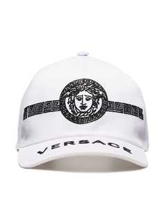 Versace бейсбольная кепка с декором Medusa