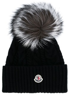 Moncler pom pom beanie