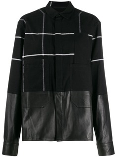 Haider Ackermann checked military shirt