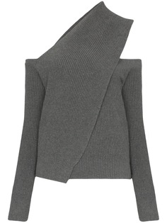 RtA Juliet draped cut-out jumper
