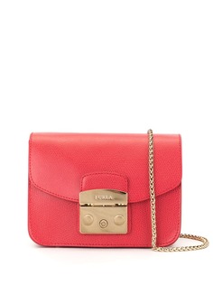 Furla push lock handbag