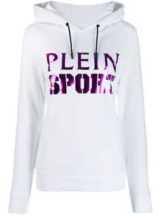 Plein Sport logo printed hoodie