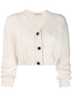 Alessandra Rich cropped knit cardigan